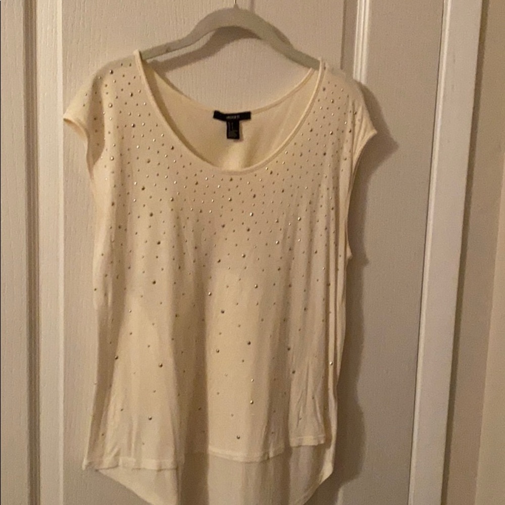 Cream colored tank